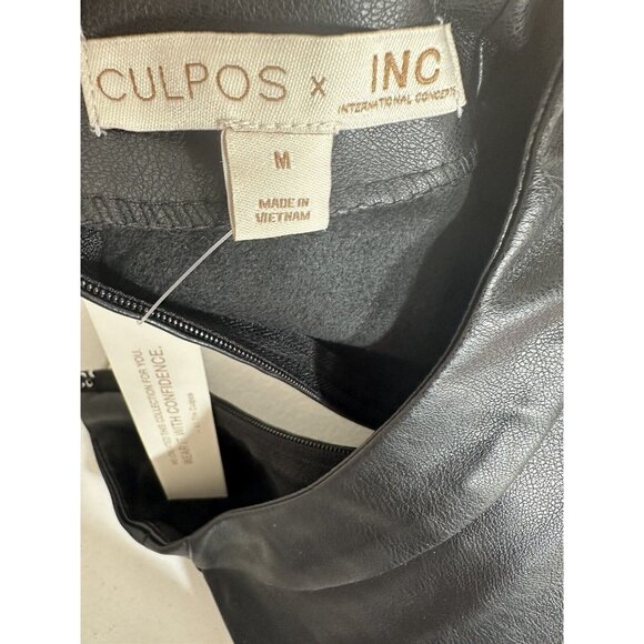 Culpos x INC International Concepts Women Black Bodysuit M Medium NEW NWT Sexy - Picture 4 of 14